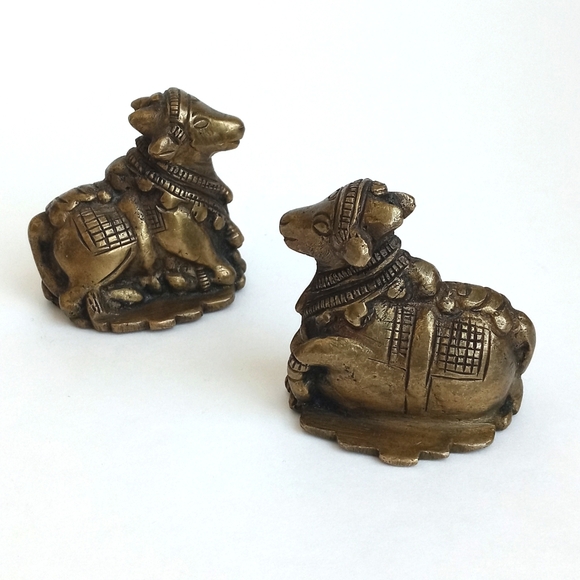 Antique Solid Brass Lamb from India - Picture 7 of 8